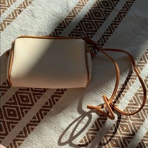 Tan mini shoulder bag